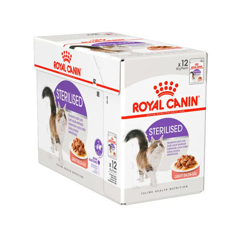 Adult Gravy, menuboks pouch Sterilised 12x85 g - Maxi Zoo Danmark