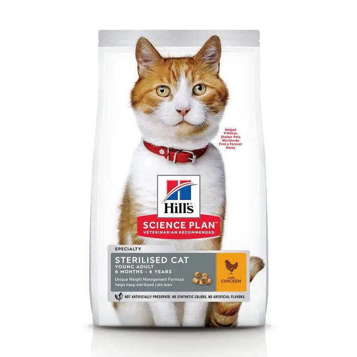 Young Adult Sterilised kylling 3 kg