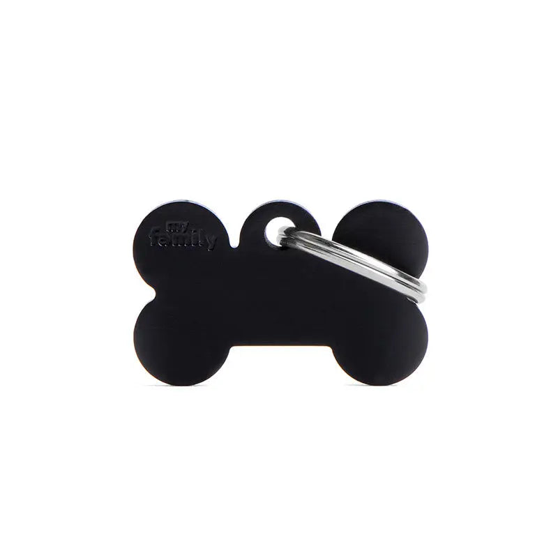 Navnetegn ben small 1,9x3 cm sort