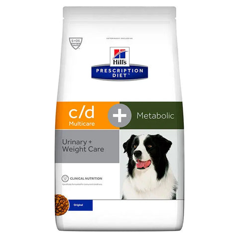 Diætetisk fuldfoder Urinary + Weight Care c/d 12 Kg