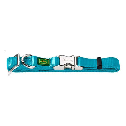 Nylonhalsbånd Alu-Strong Basic M 30-45 cm petrol