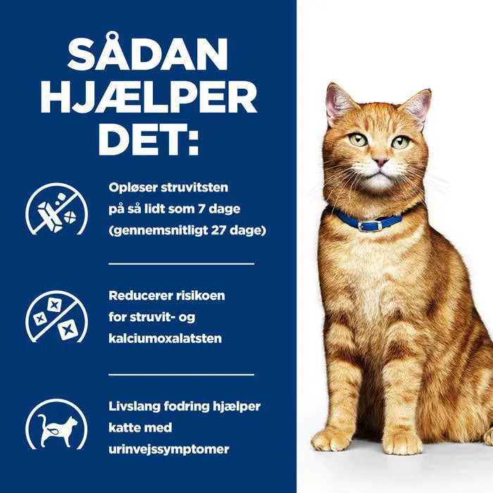 Diætetisk foder c/d Urinary Care kylling 3 kg