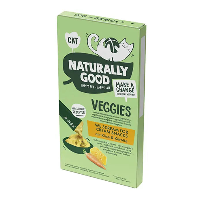 Veggie snack ost, gulerødder 6x15 g