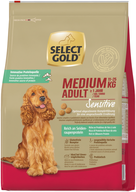 Adult sensitive Medium silkeorm 4 kg