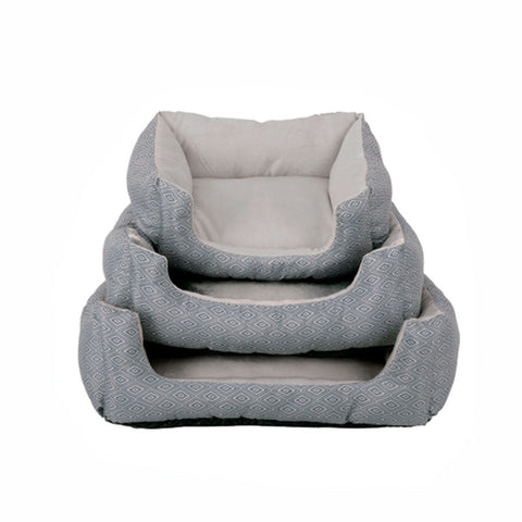 Hundeseng M 63x55x34 cm grå