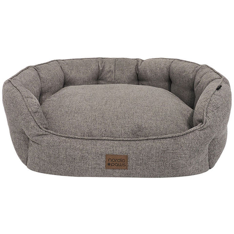 Hundeseng Runa L 75x60x24 cm grå