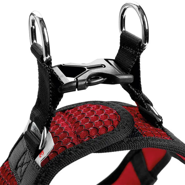 Hunter Hilo Comfort Hundesele hals 30-35cm bryst 33-36cm rød